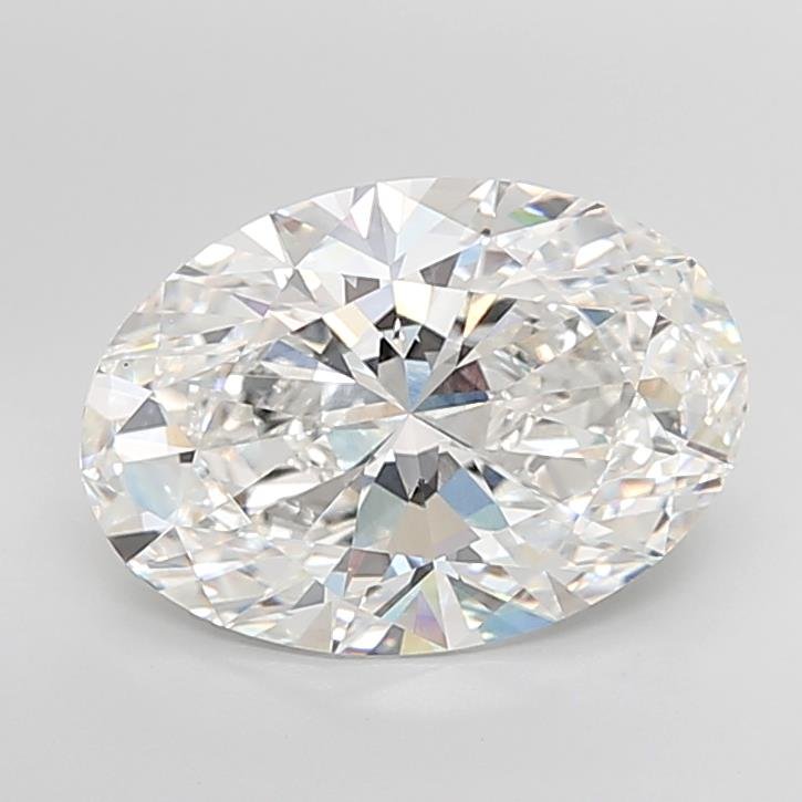 10.05ct F VVS2 Rare Carat Ideal Cut Oval Lab Grown Diamond