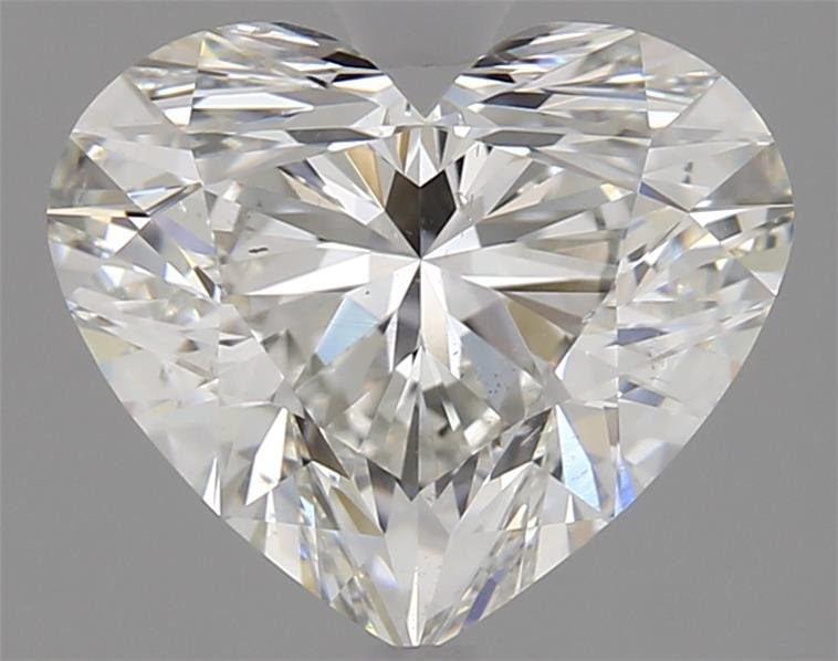 2.51ct H SI1 Rare Carat Ideal Cut Heart Diamond