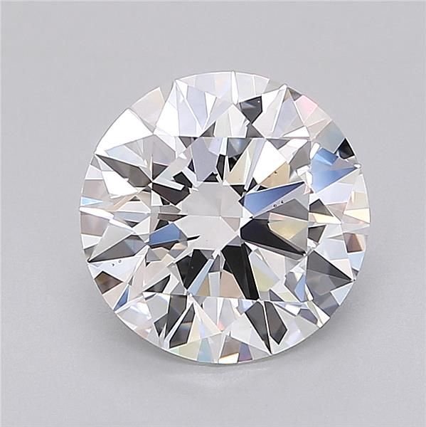 3.00ct E VS2 Rare Carat Ideal Cut Round Lab Grown Diamond