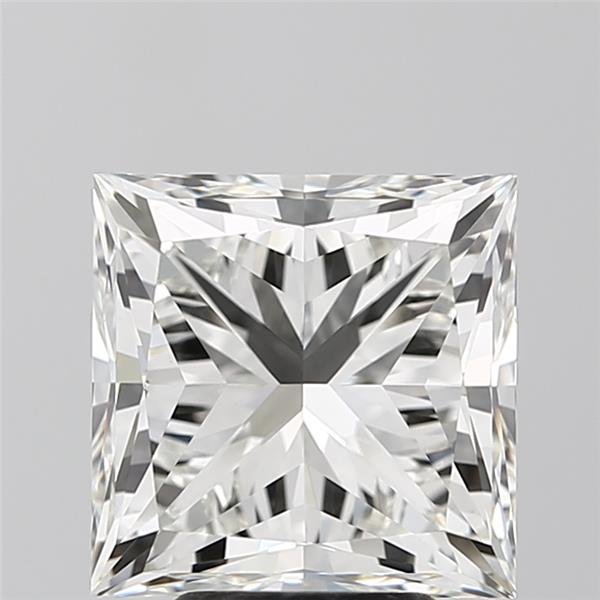 5.14ct H VVS2 Very Good Cut Princess Lab Grown Diamond