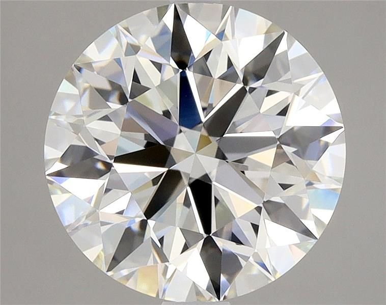 3.08ct J VVS2 Rare Carat Ideal Cut Round Diamond