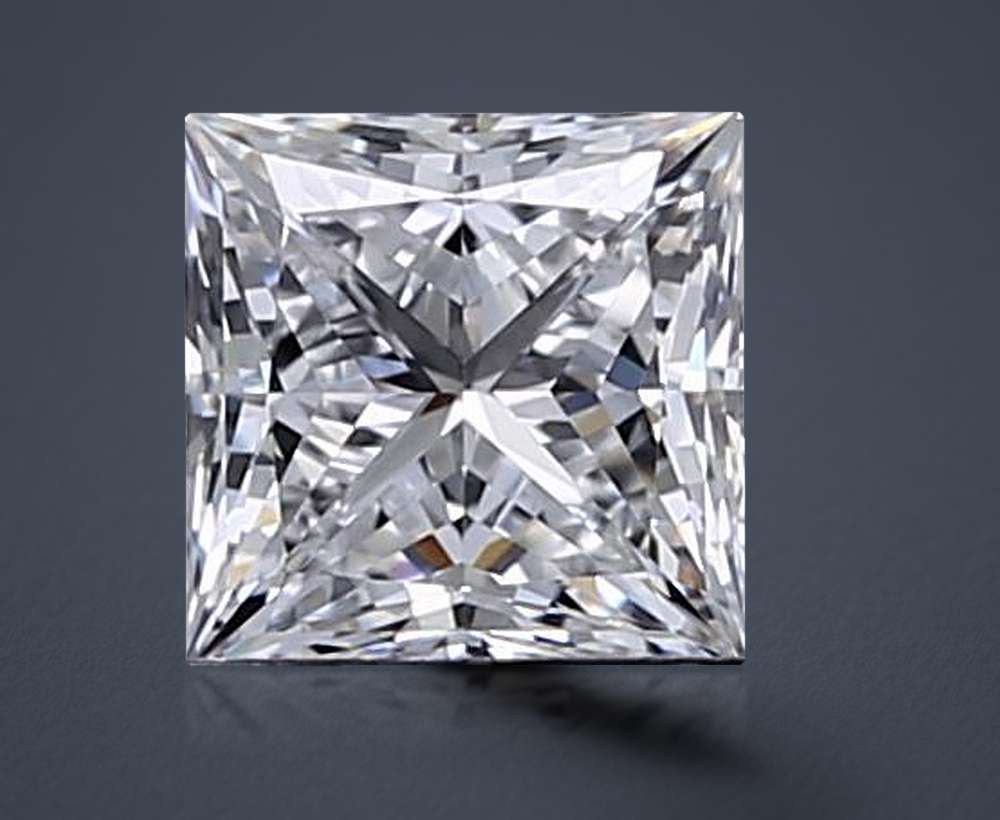 0.54 Carat Princess Lab Diamond
