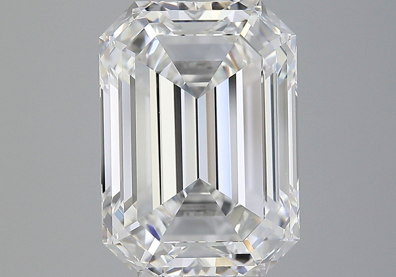 7.15ct F VS1 Rare Carat Ideal Cut Emerald Diamond