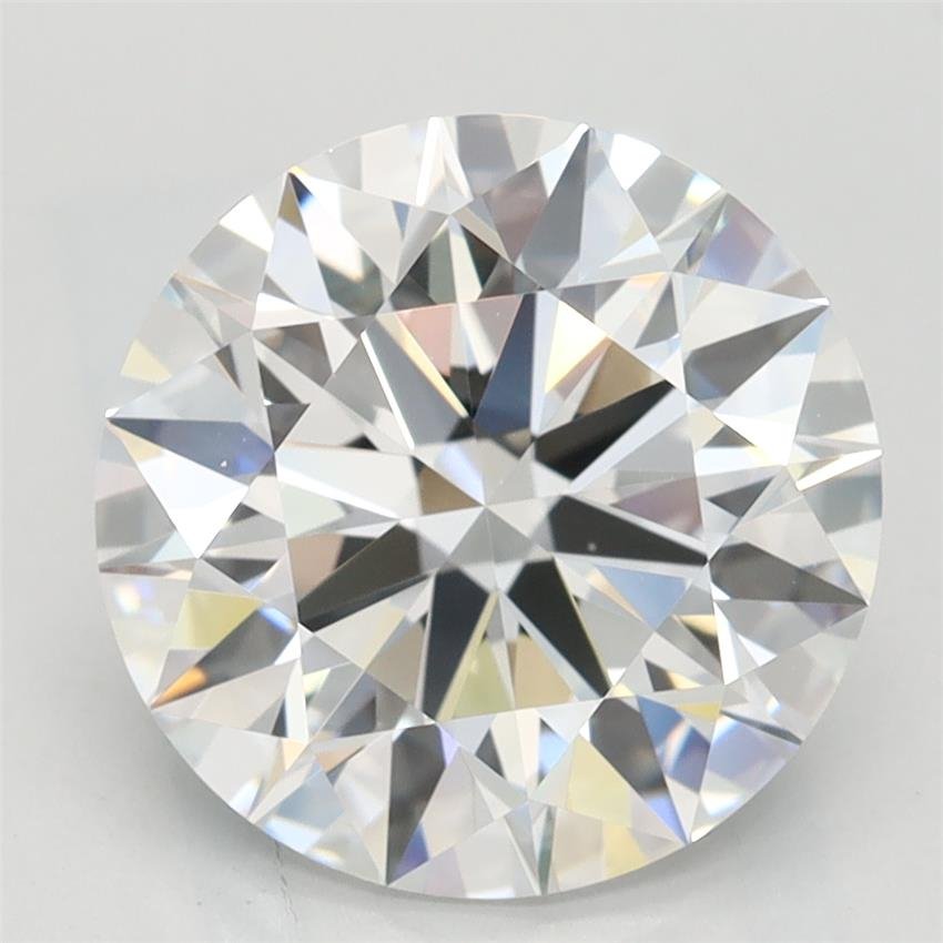 3.08ct D FL Rare Carat Ideal Cut Round Lab Grown Diamond