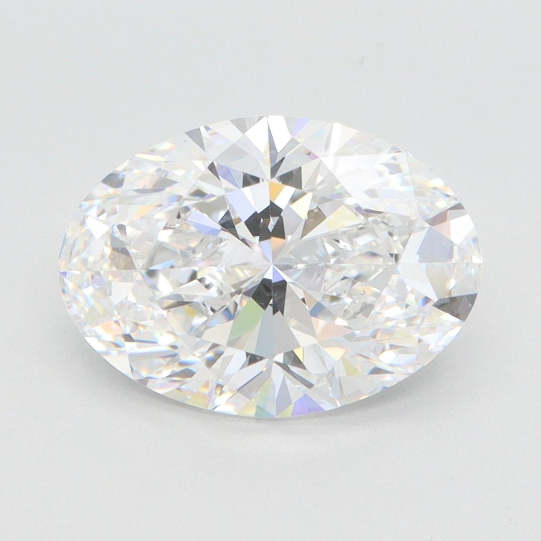 3.01ct E VS1 Rare Carat Ideal Cut Oval Lab Grown Diamond