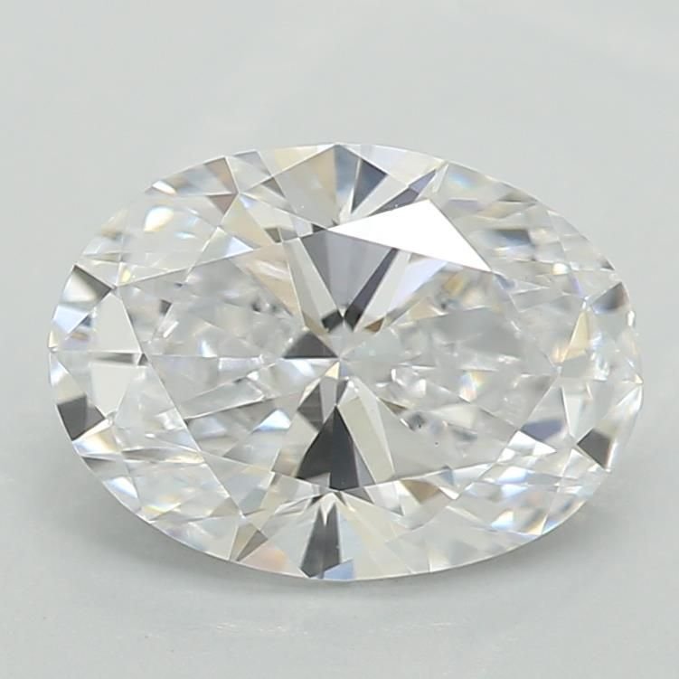 0.73ct D VS1 Rare Carat Ideal Cut Oval Lab Grown Diamond
