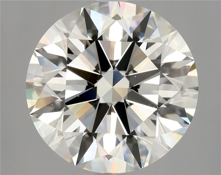 5.01ct J VS2 Rare Carat Ideal Cut Round Diamond