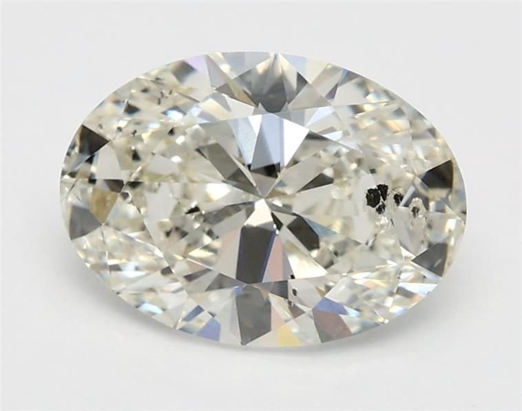 1.71ct I SI2 Rare Carat Ideal Cut Oval Lab Grown Diamond