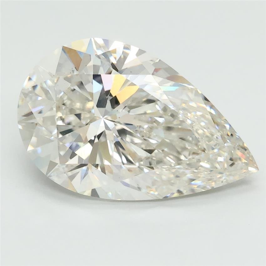 4.08ct G VS2 Rare Carat Ideal Cut Pear Lab Grown Diamond