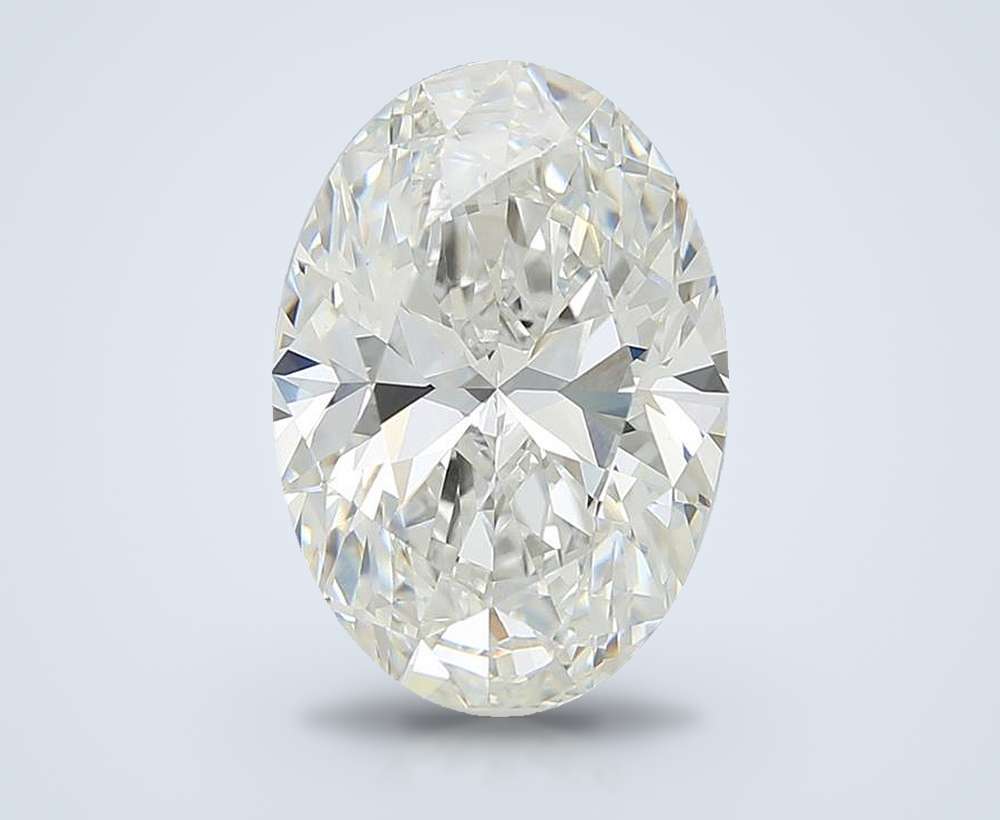 6.62 Carat Oval Lab Diamond