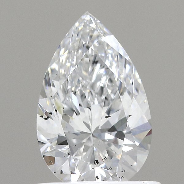 0.71ct E SI1 Rare Carat Ideal Cut Pear Lab Grown Diamond