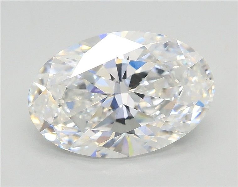 3.02ct E VS1 Rare Carat Ideal Cut Oval Lab Grown Diamond