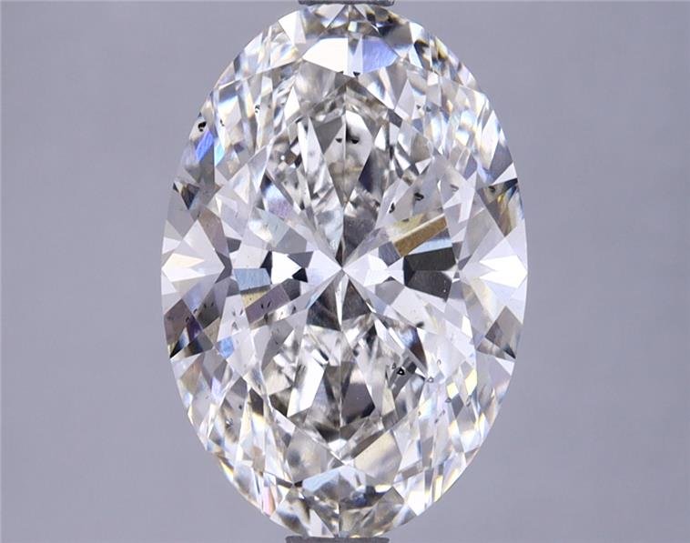 3.15ct G SI2 Rare Carat Ideal Cut Oval Lab Grown Diamond