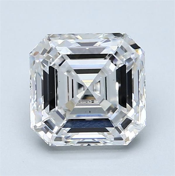 2.12ct E VS2 Excellent Cut Asscher Lab Grown Diamond