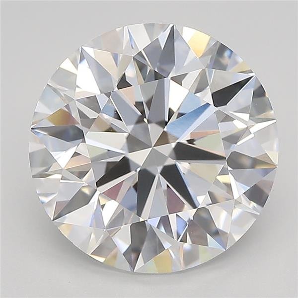 4.50ct D VVS2 Rare Carat Ideal Cut Round Lab Grown Diamond