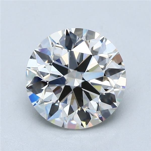2.32ct J VVS2 Rare Carat Ideal Cut Round Diamond