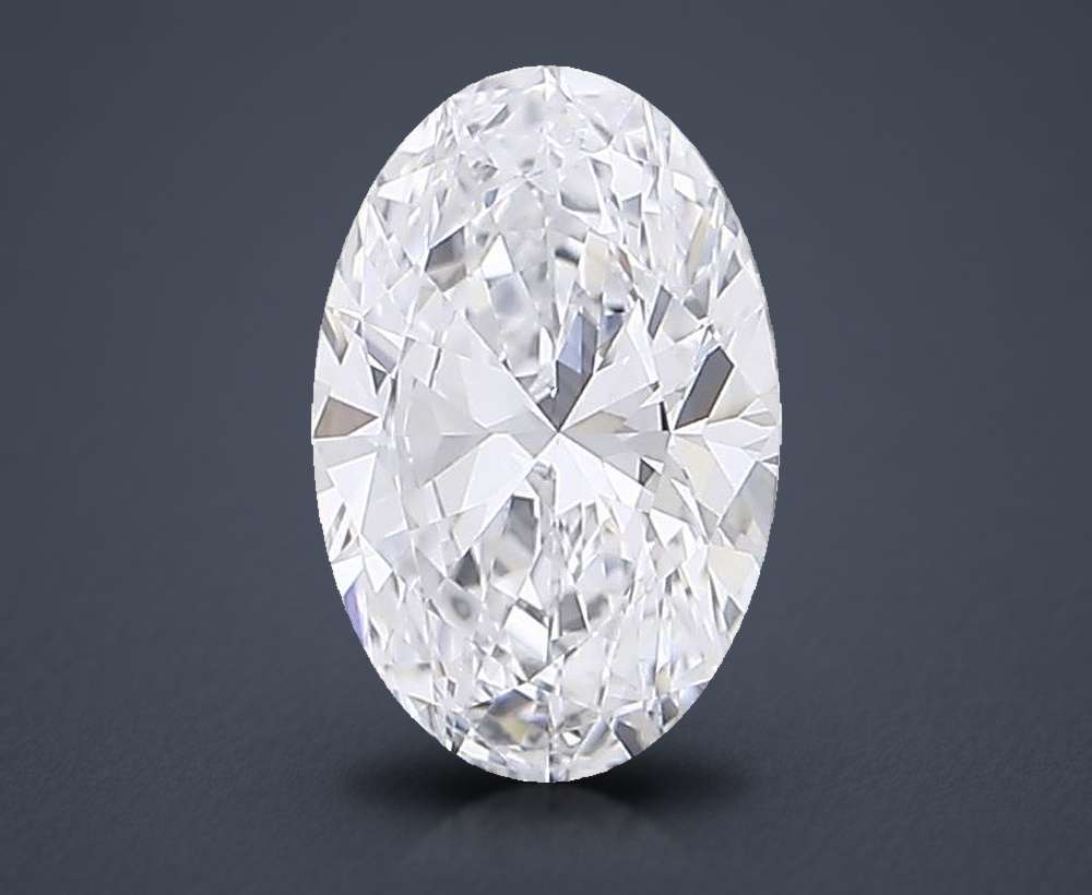 0.80 Carat Oval Lab Diamond