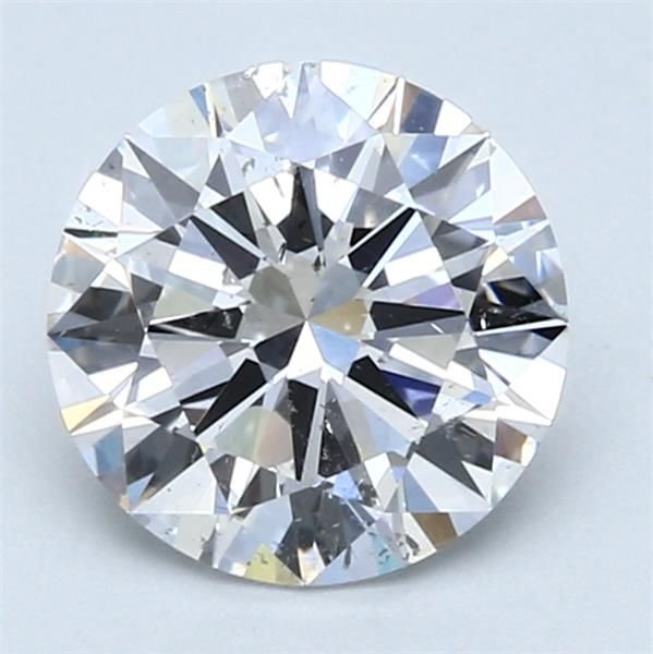 1.65ct D SI2 Rare Carat Ideal Cut Round Diamond