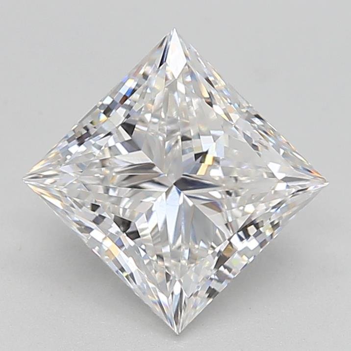 1.99ct E VS1 Rare Carat Ideal Cut Princess Lab Grown Diamond