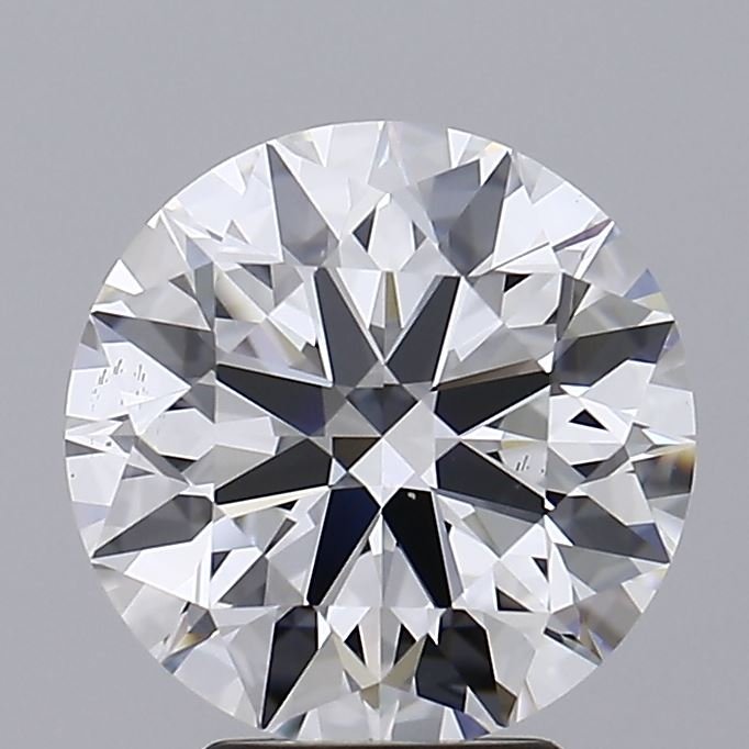 4.18ct F SI1 Rare Carat Ideal Cut Round Lab Grown Diamond