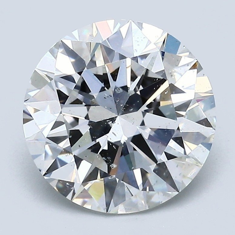 3.22ct G SI2 Rare Carat Ideal Cut Round Diamond