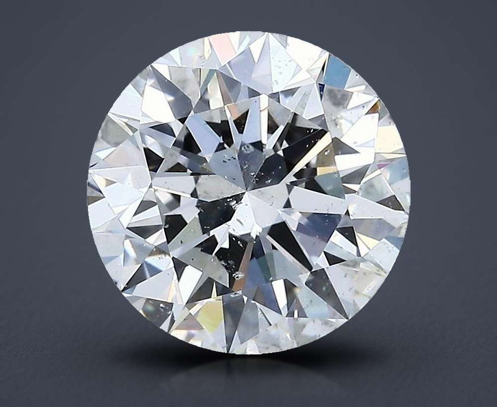 3.22 Carat Round Natural Diamond