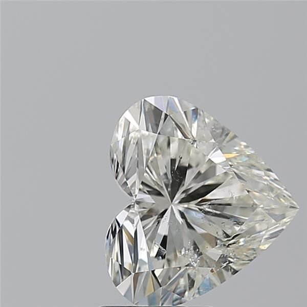 3.06ct K SI2 Rare Carat Ideal Cut Heart Diamond
