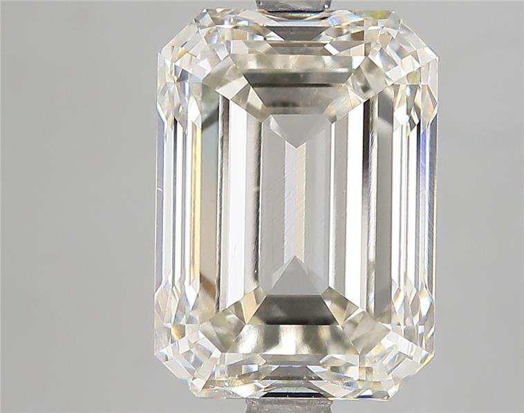 5.01ct J VS2 Excellent Cut Emerald Lab Grown Diamond