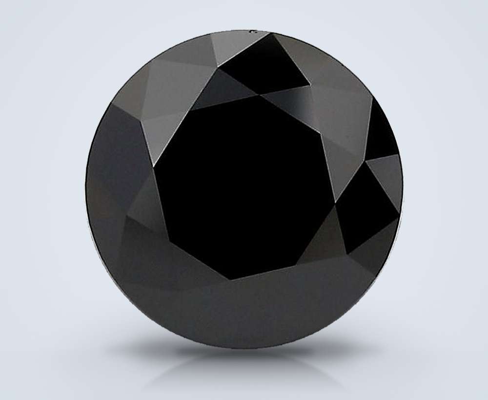 1.60 Ct. Fancy Black Round Lab Diamond