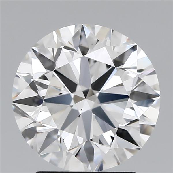 2.71ct E VS2 Rare Carat Ideal Cut Round Diamond