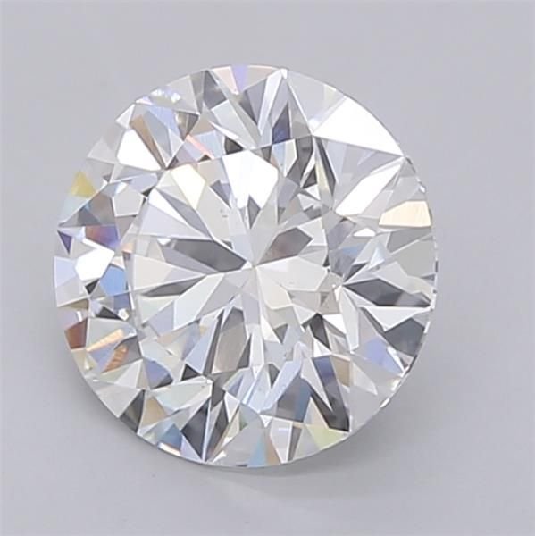 2.04ct D VS2 Rare Carat Ideal Cut Round Lab Grown Diamond