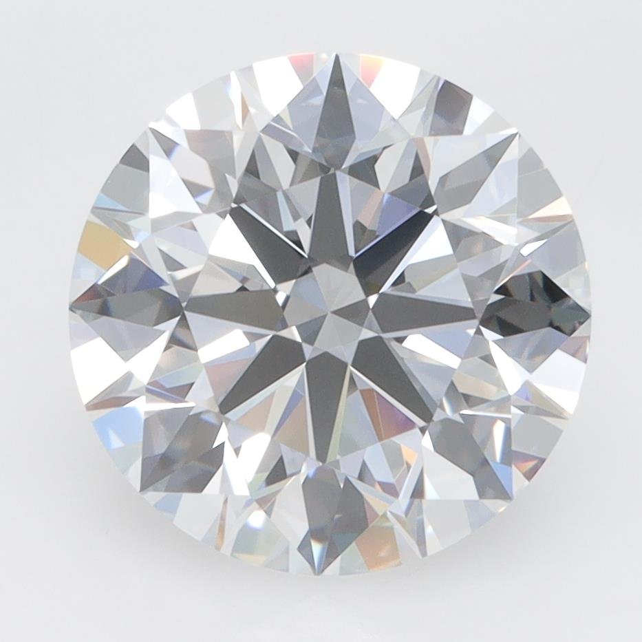 4.24ct D VVS1 Rare Carat Ideal Cut Round Lab Grown Diamond