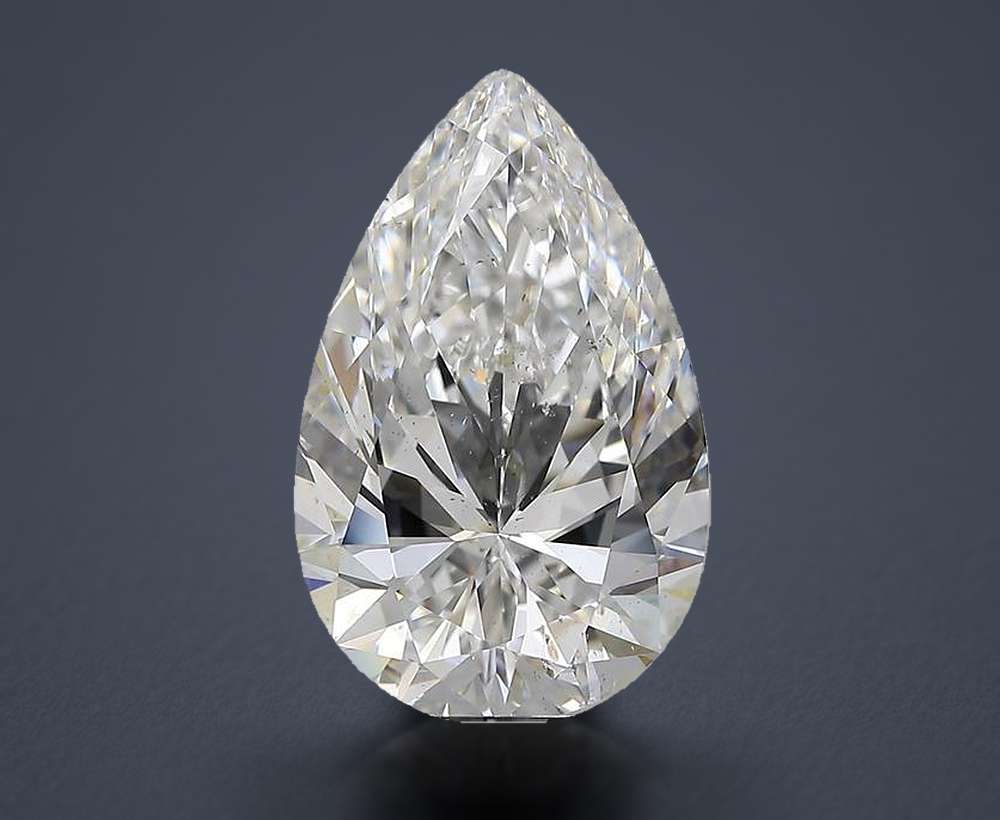 5.02 Carat Pear Natural Diamond