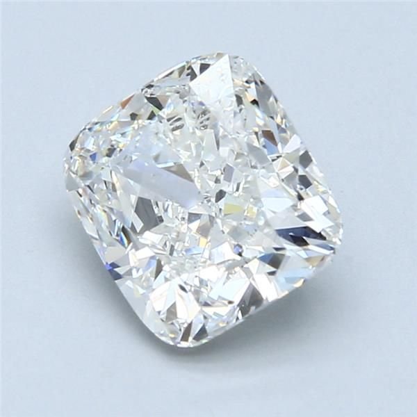 3.05ct E SI1 Very Good Cut Cushion Diamond