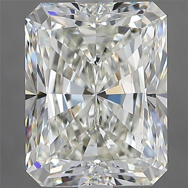 3.01ct K SI1 Rare Carat Ideal Cut Radiant Diamond