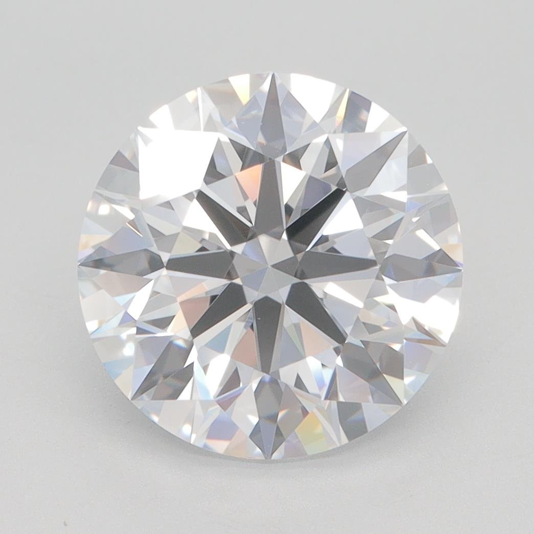 3.72ct D VVS2 Rare Carat Ideal Cut Round Lab Grown Diamond