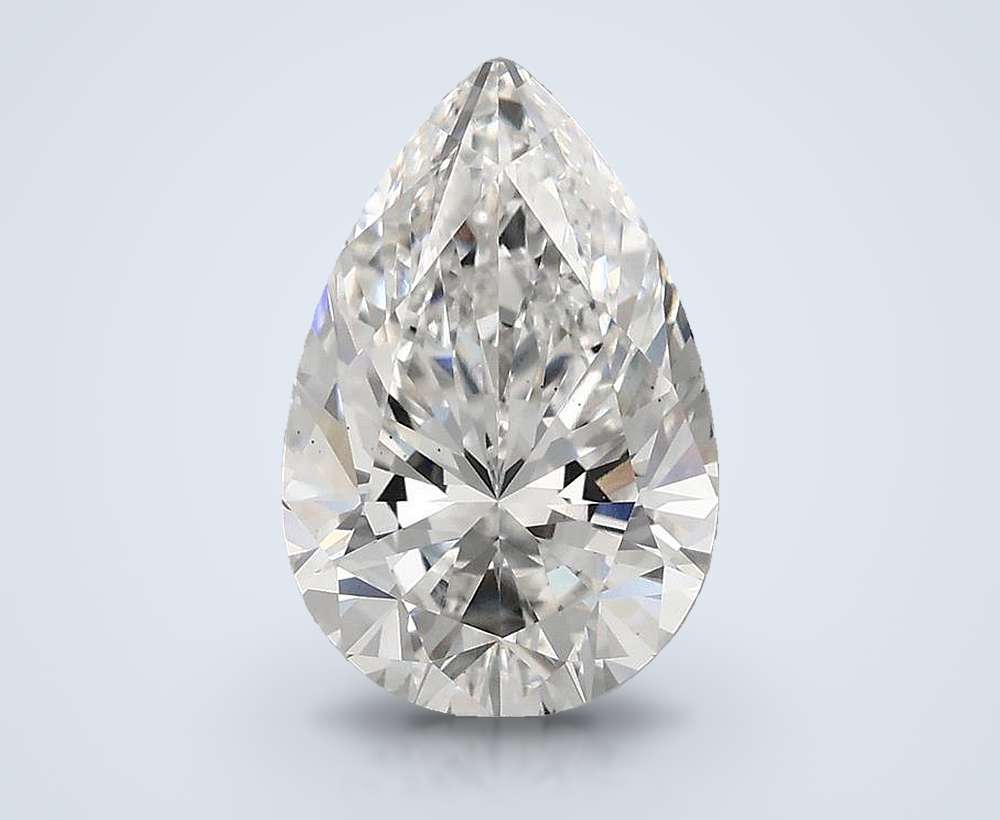3.00 Carat Pear Lab Diamond