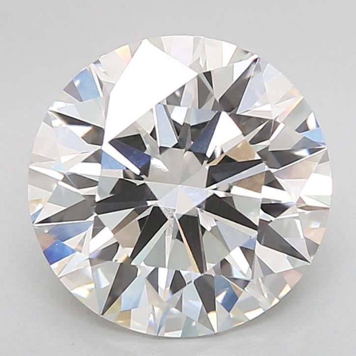 4.07ct E VVS2 Rare Carat Ideal Cut Round Lab Grown Diamond