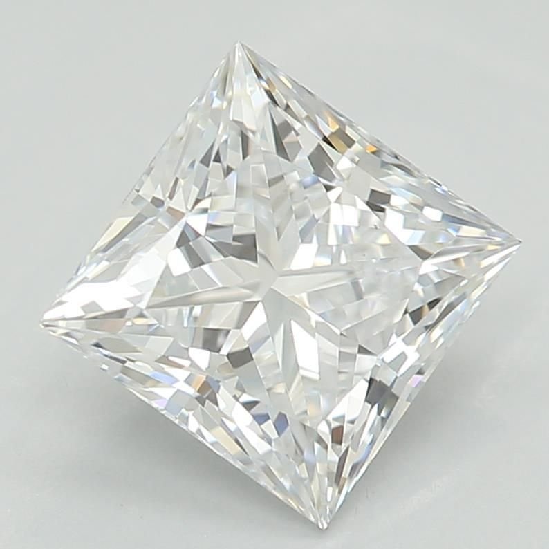 1.04ct E VVS2 Rare Carat Ideal Cut Princess Lab Grown Diamond