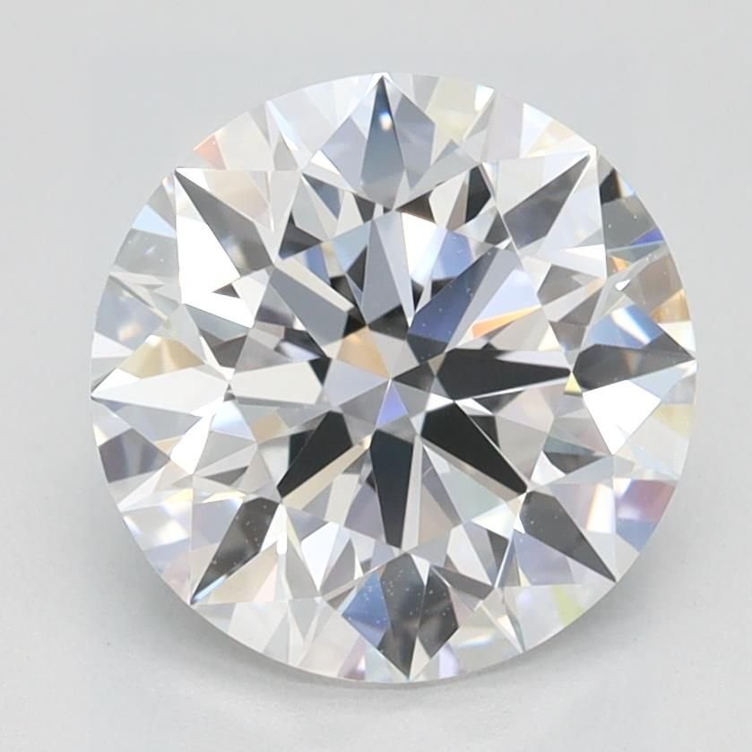 2.01ct D VVS1 Rare Carat Ideal Cut Round Lab Grown Diamond