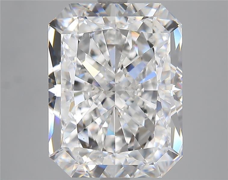 7.03ct F VS2 Rare Carat Ideal Cut Radiant Diamond