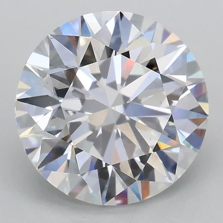 2.08ct E VS2 Rare Carat Ideal Cut Round Lab Grown Diamond