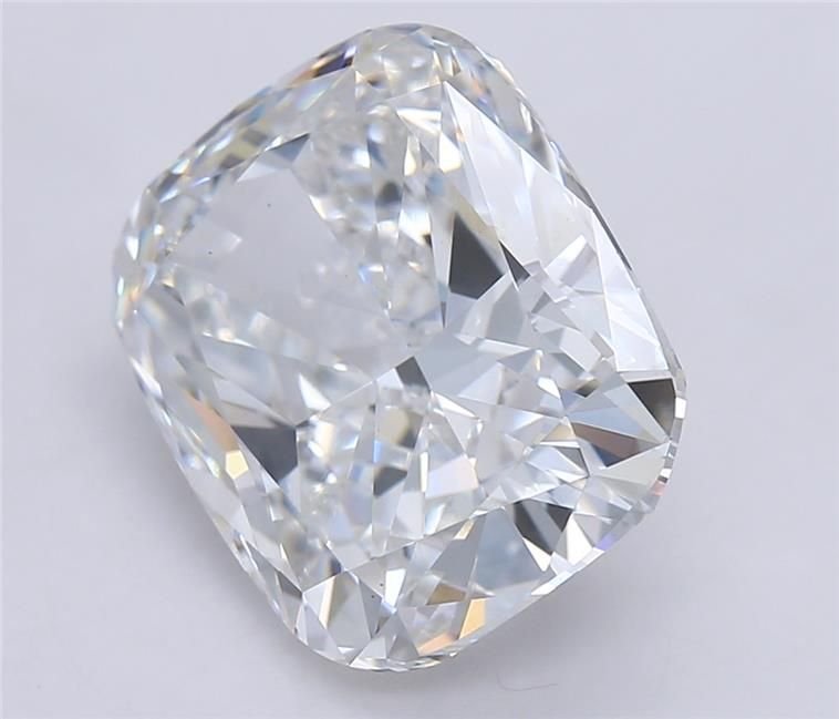 6.08ct F VS1 Very Good Cut Cushion Lab Grown Diamond