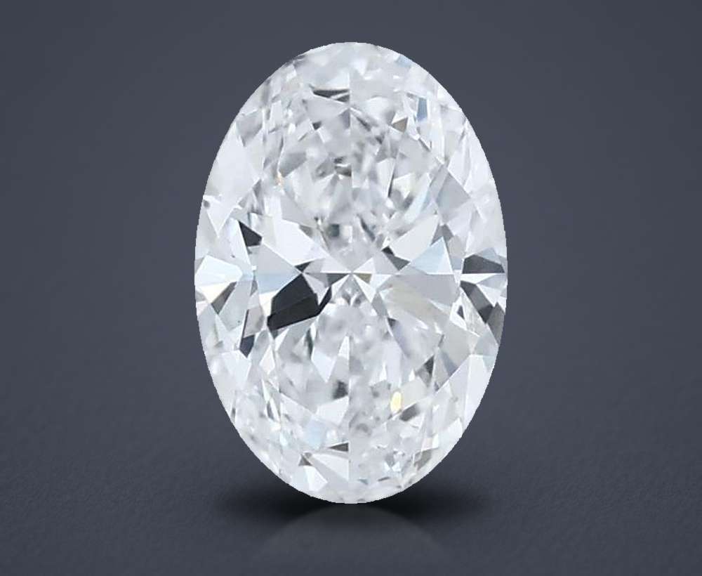 0.64 Carat Oval Lab Diamond