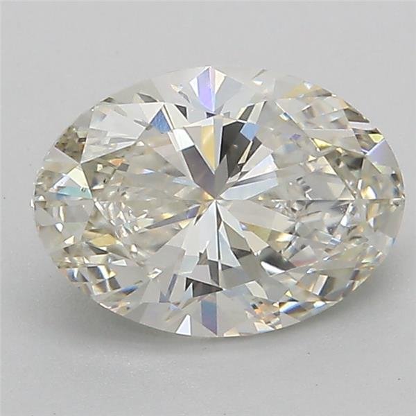 2.00ct I SI1 Very Good Cut Oval Lab Grown Diamond