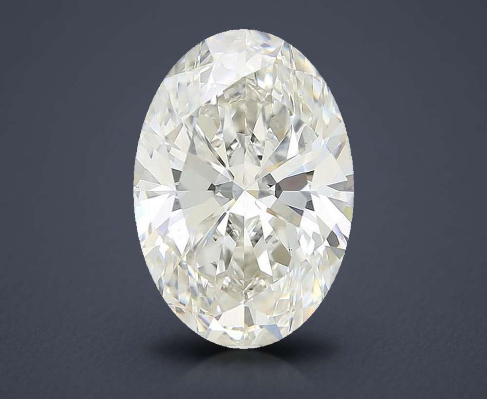 8.46 Carat Oval Lab Diamond