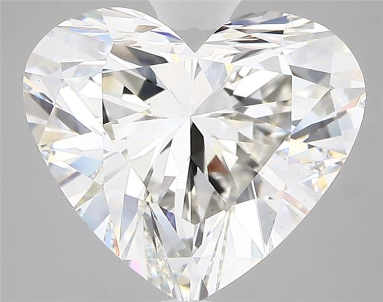 4.52ct H VS1 Rare Carat Ideal Cut Heart Lab Grown Diamond