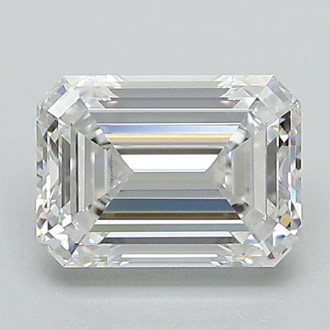 1.50ct E VVS1 Rare Carat Ideal Cut Emerald Lab Grown Diamond