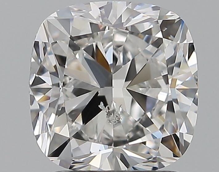 2.01ct F SI2 Rare Carat Ideal Cut Cushion Diamond