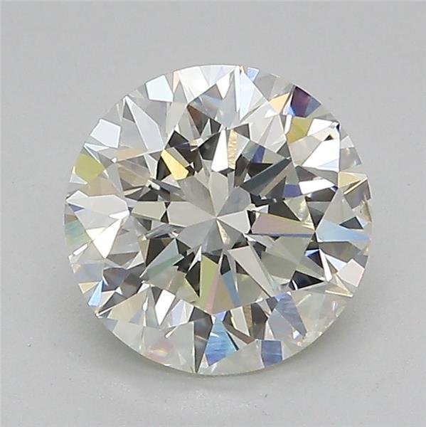 2.01ct J SI1 Excellent Cut Round Lab Grown Diamond